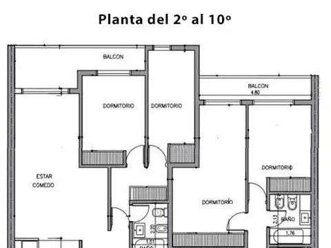 Córdoba 2977 3º 02 | Córdoba 2900