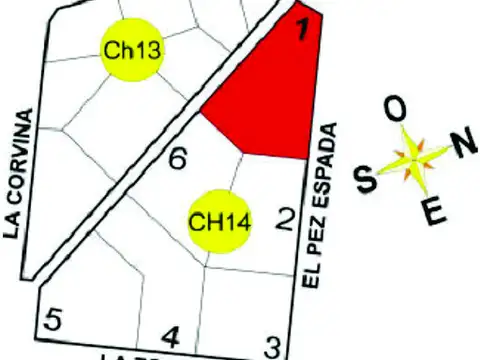 Pez Espada esq. Ruta Nº 11