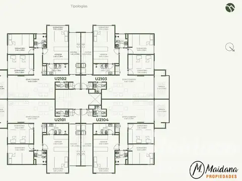 Departamento 4 ambientes con 2 baños