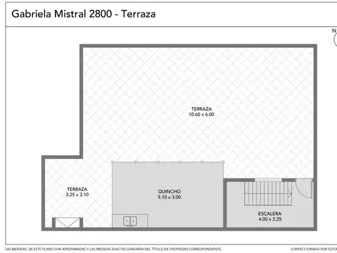 Depto Tipo Casa 6 ambientes con 2 baños