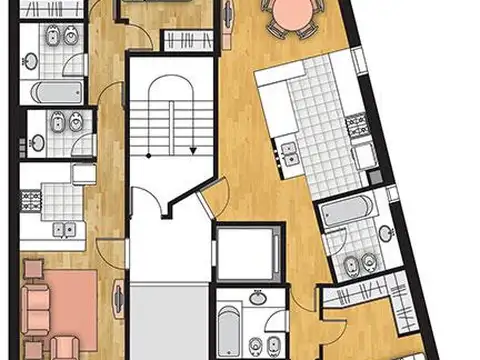 Departamento en Venta de 3 ambientes