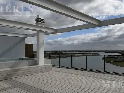 Penthouse 4 ambientes con terraza y pileta propia en venta. Oceana Nordelta