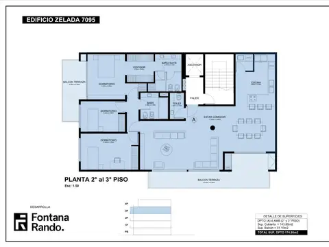 Departamento en Venta con 1 cocheras