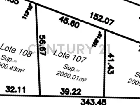 Terreno en Venta de 2000,0 m2