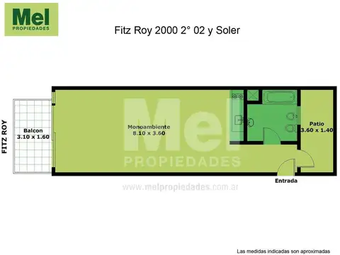 Fitz Roy 2000, Piso 2