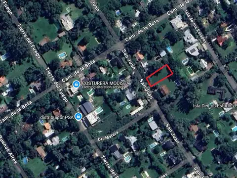 VENTA Terreno Barrio La Bota - Benavidez - TIGRE  - 1000m -132.000 u$s