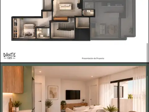 Departamento en Venta de 2 ambientes