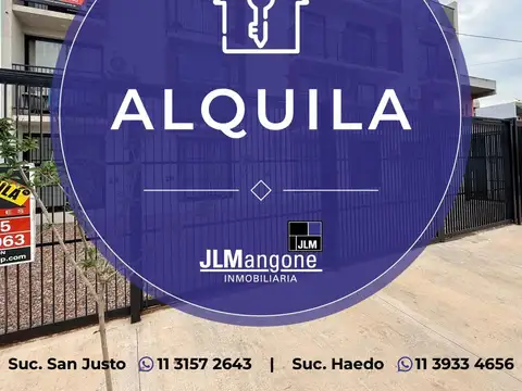 Departamento 2 amb con cochera y balcon
