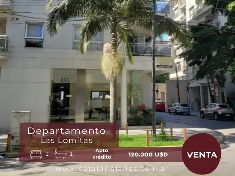 LAS LOMITAS - IMPECABLE DEPARTAMENTO 2 AMBIENTES
