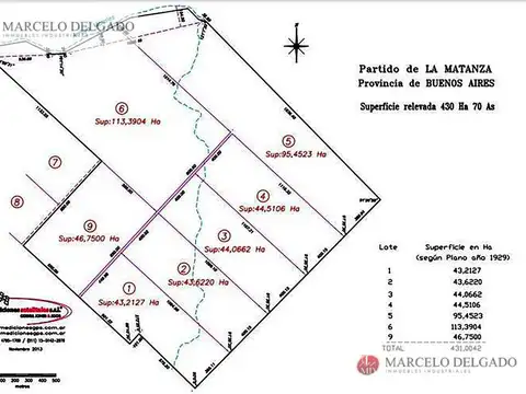 Terreno en Venta en Virrey del Pino, USD 2.924.000
