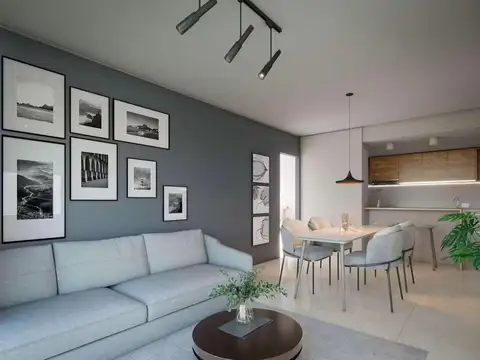 DEPARTAMENTO DE 2 DORMITORIOS VENTA BALCON ATERRAZADO REFINERIA ROSARIO