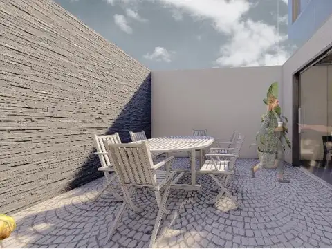 Departamento 2 ambientes con 1 baño