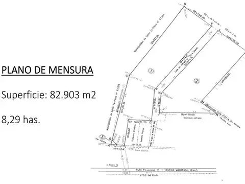Terreno en Venta de 82903,0 m2