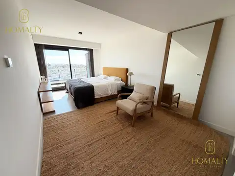 Departamento 2 ambientes con 2 baños