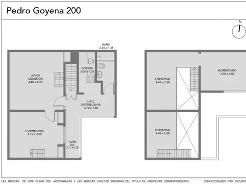 Depto Tipo Casa en Venta de 3 ambientes