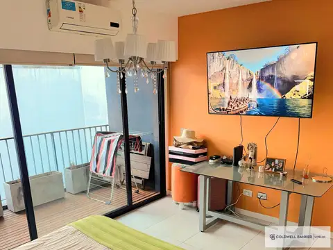 Monoambiente apto crédito con balcón terraza y deck - Almagro, a metros del Subte B