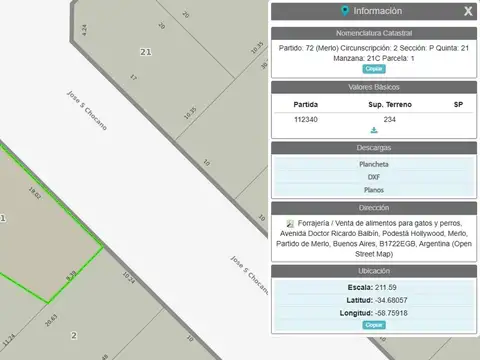 Terreno en Venta de 437,0 m2
