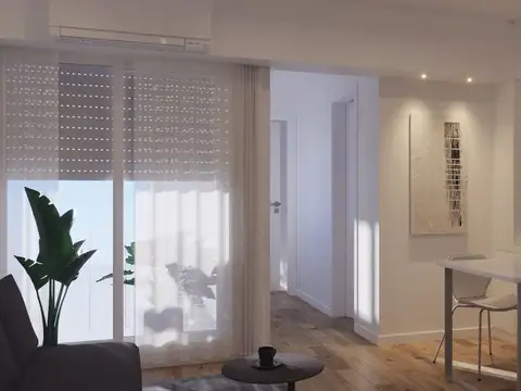 Departamento 2 ambientes con 1 baño