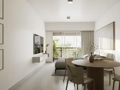 Departamento Monoambiente con 1 baño