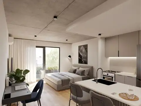 Departamento Monoambiente con 1 baño