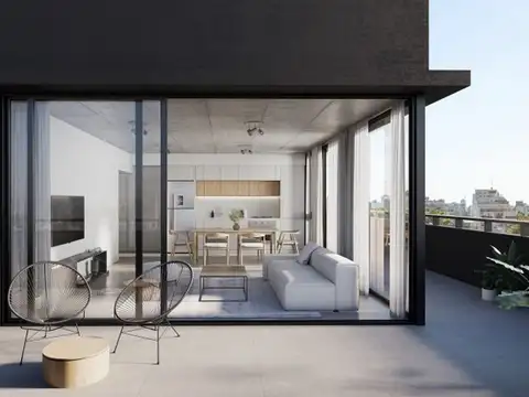 Divino Departamento de 4 ambientes con balcon y terraza en Construccion en Saavedra