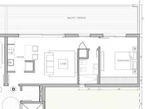 Departamento en Venta con 1 cocheras