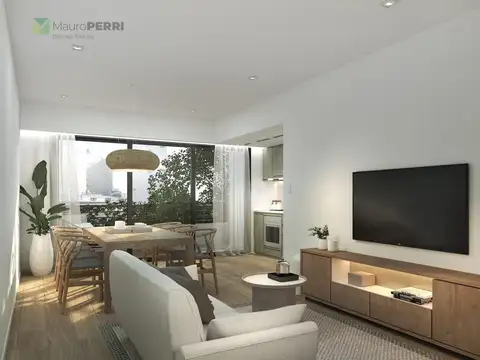 Departamento 2 ambientes con 1 baño