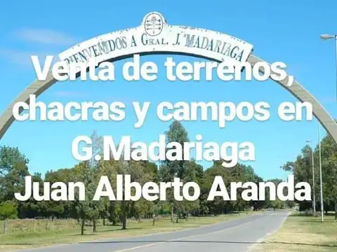 General MADARIAGA TERRENOS VARIOS