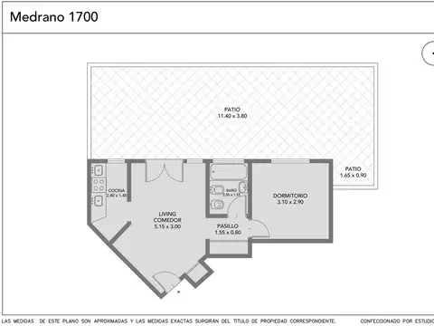 Departamento en Venta de 2 ambientes