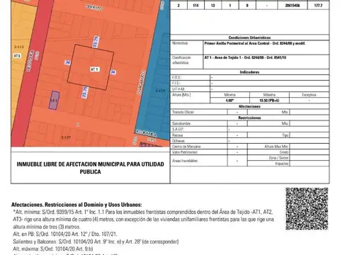 Casa / Terreno posibilidad 6 pisos