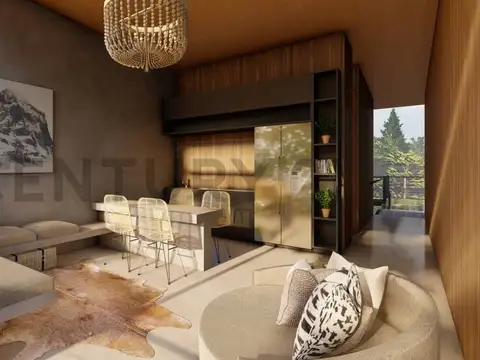 Departamento 2 ambientes con 1 baño