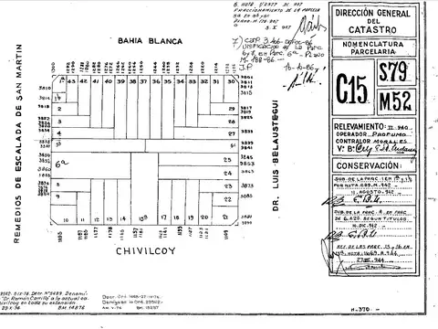 Terreno en Venta en Villa del Parque, USD 298.000
