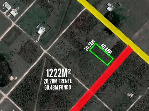 Terreno en venta - 1222mts2 - Arana