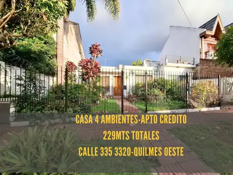 Venta de casa calle 335 3320, Quilmes Oeste