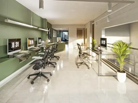 Oficina en zona centro sobre Av. Pellegrini