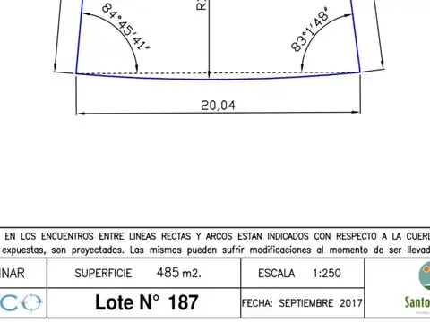 Terreno en Venta en Pilar, USD 104.000