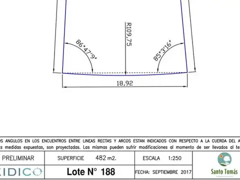 Terreno en Venta de 967,0 m2