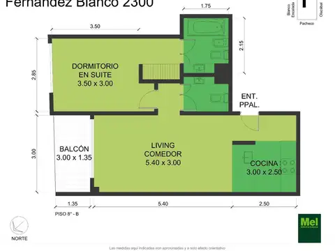 Departamento en Venta de 2 ambientes