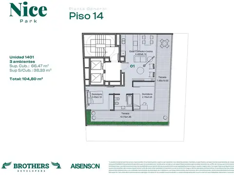 Departamento en Venta en Palermo, USD 565.920