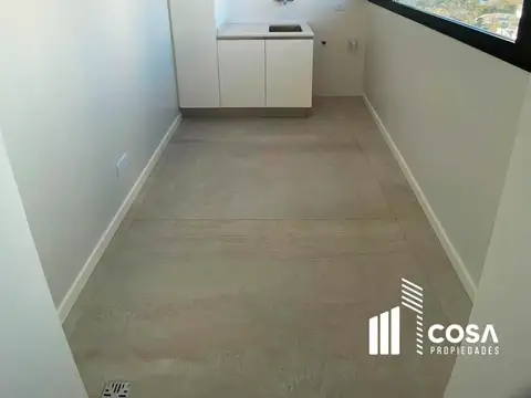 Departamento 2 ambientes con 2 baños