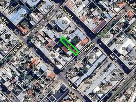 Terreno en Venta 43  mts Fondo