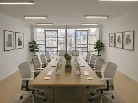 Moderna Oficina con excelente ilumunación, cocina y baño privado, Monserrat.