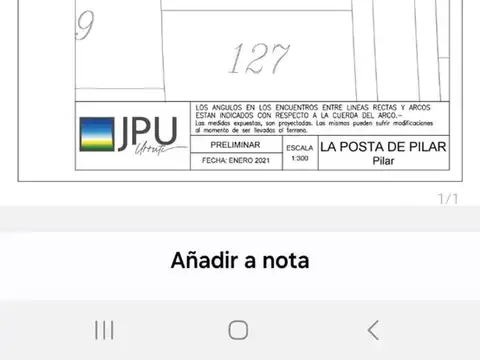 VENTA LOTE CENTRAL EN EL BARRIO LA POSTA DE PILAR