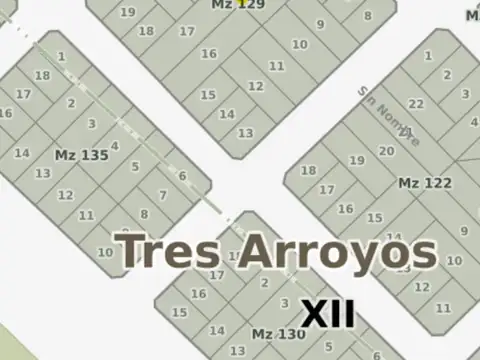 Terreno en Venta 50  mts Fondo