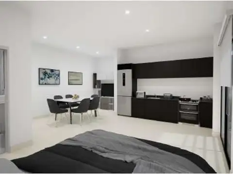 Departamento 2 ambientes con 1 baño