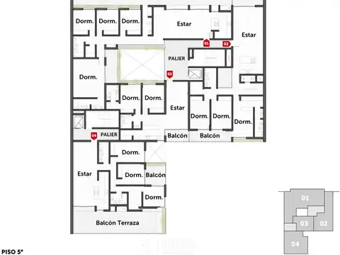 Departamento 5 ambientes con 3 baños