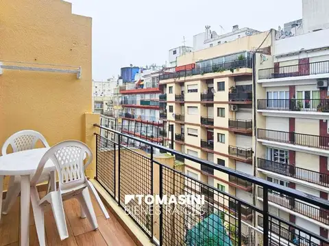 1 AMBIENTE CON BALCON TERRAZA