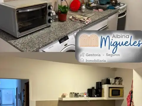Departamento 2 ambientes con 1 baño