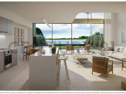 departamento 3 ambientes en Oceana nordelta