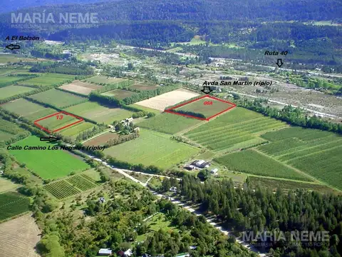 Terreno en Venta en El Bolsón, Bariloche